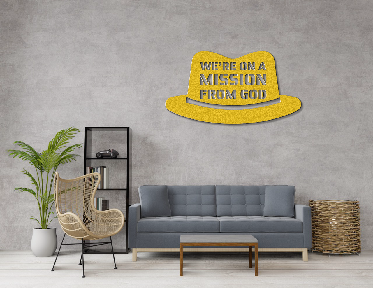 Blues Brothers - Metal Wall Sign - 12" to 36"