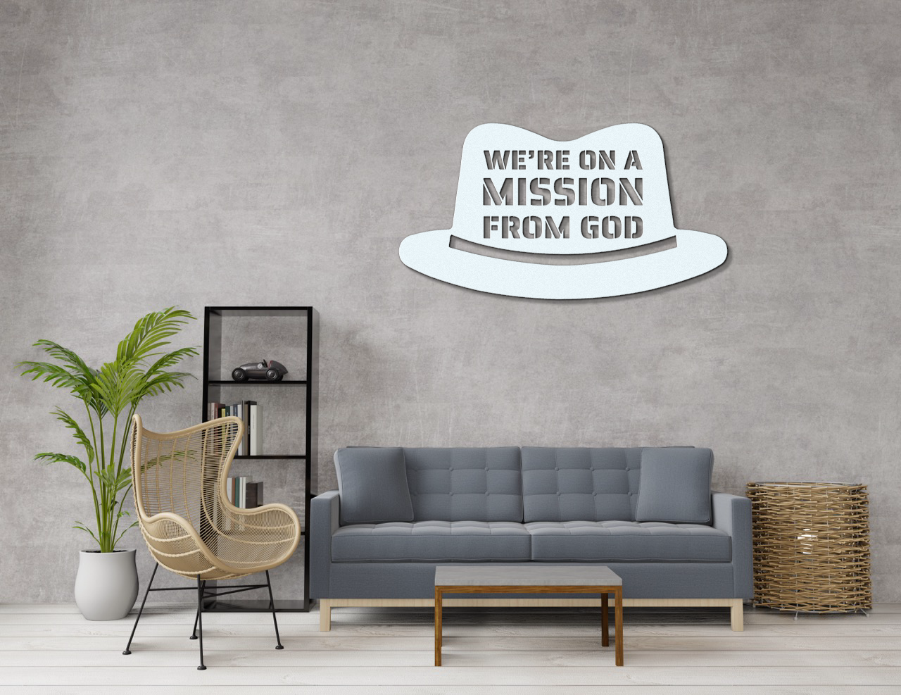 Blues Brothers - Metal Wall Sign - 12" to 36"